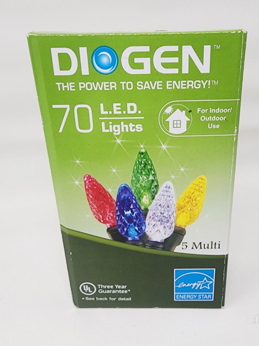 NEW - 70 LED Christmas String Multicolor Lights for Indoor or Outdoor Use